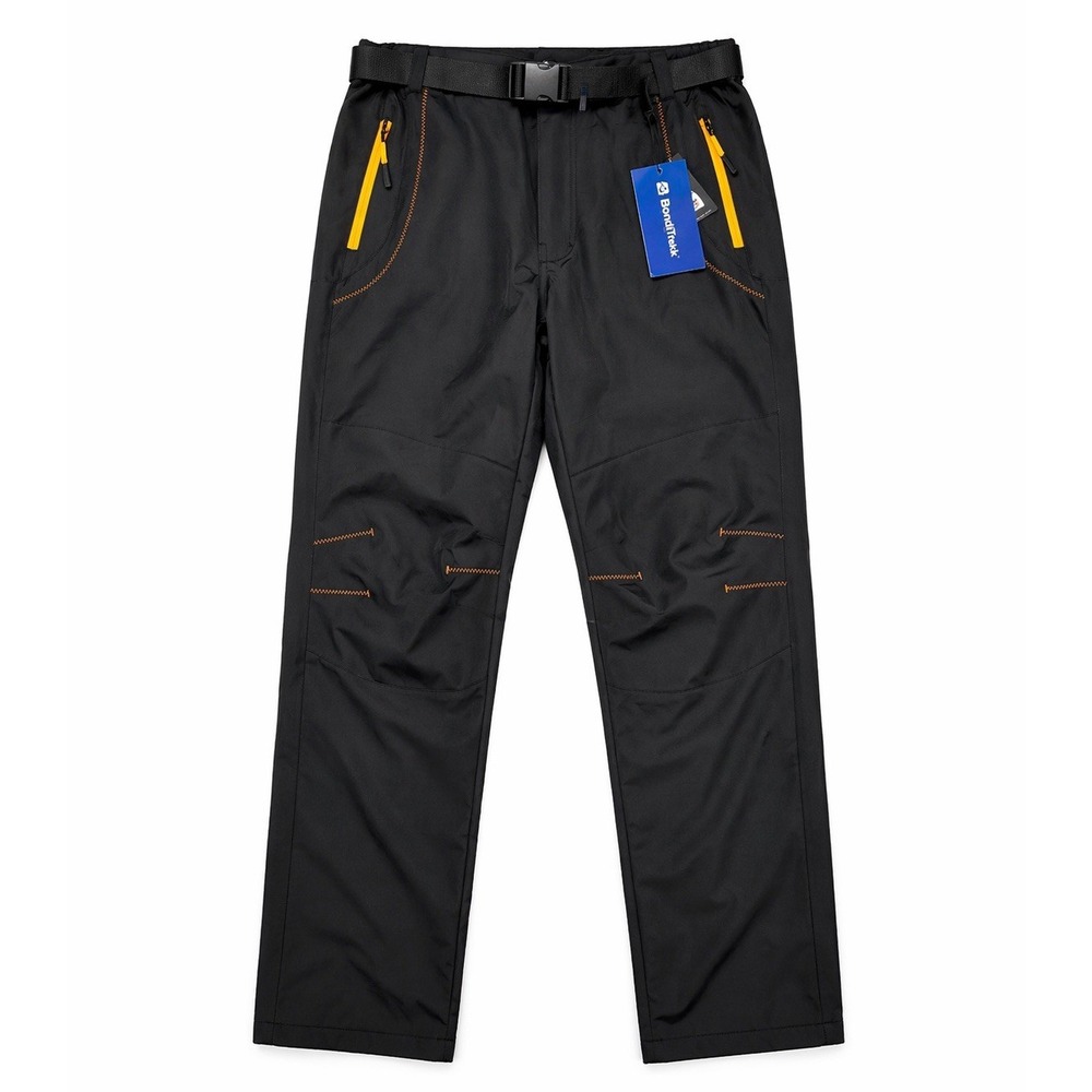 BondiTrekk Mens Large Snow Hiking Pants Fleece Lined Water Resistant NWT
